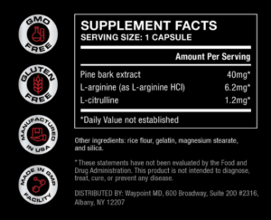 Nitric-Drive-Supplement-Fact